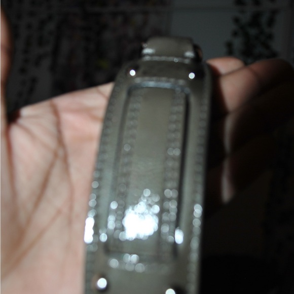 Coach Metallic Gray Leopard Shoulder Bag - Picture 10 of 11